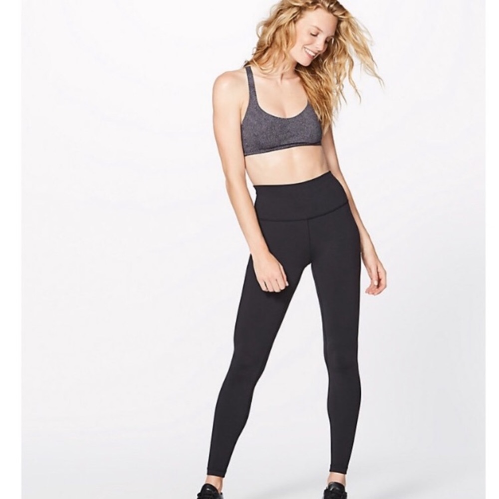Lululemon High Waisted Wunder Under Leggings Black